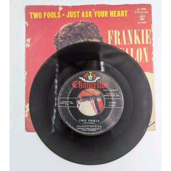 Frankie Avalon Vinyl 45 Record Lot of 3 Records - Picture 4 of 5